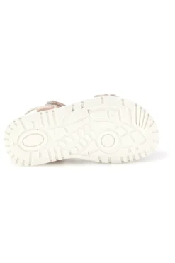 Sandali rosa applicazioni floreali cinturino regolabile Grazie girl 229599