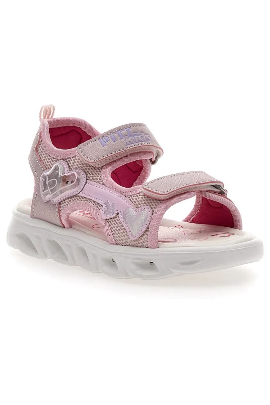 Sandali Rosa con Luci da Bimba Pitt Kids 201161