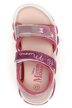 Sandali rosa con luci e stampa Minnie Mouse 17MN3N08L