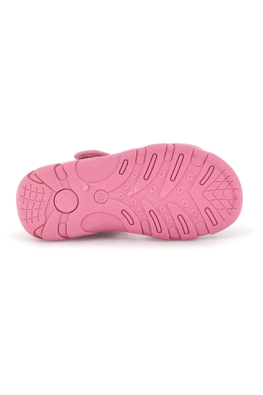 Sandali rosa con stampa Minnie e chiusura a strappo Minnie D3010815T