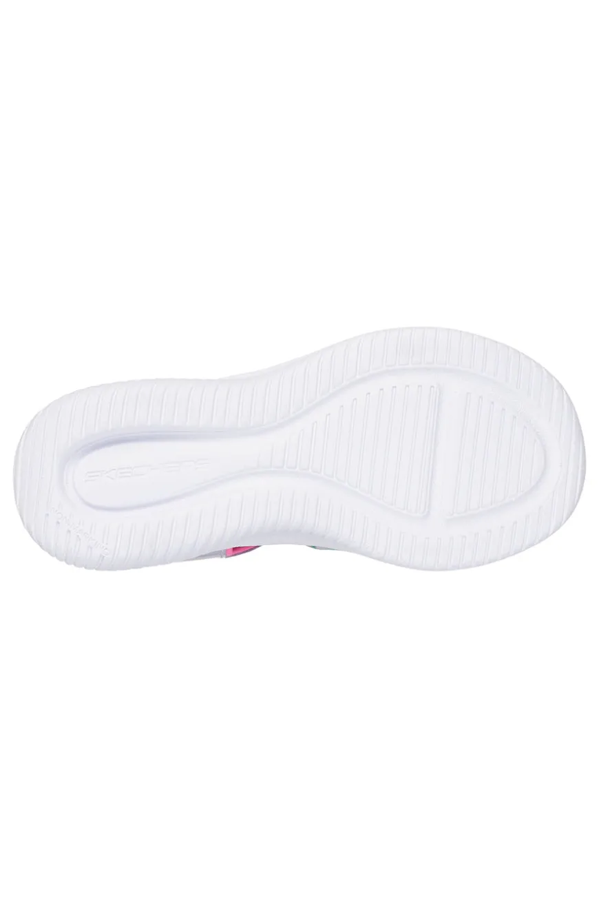 Sandali rosa con stampa tie dye Skechers Jumpsters Sandal Tie Dye Bffs