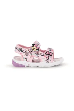 Sandali rosa con strappi e luci Minnie D3010791T10