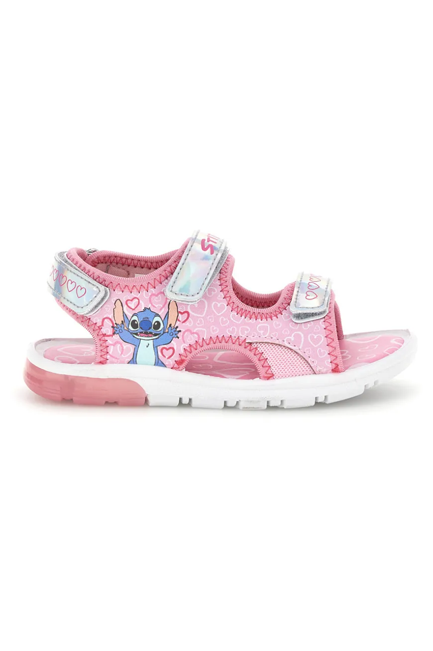 Sandali rosa con strappi Stitch D14369
