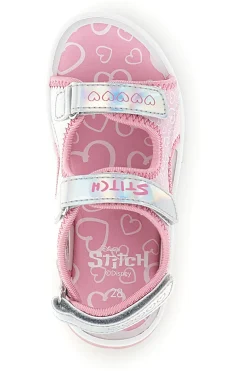 Sandali rosa con strappi Stitch D14369