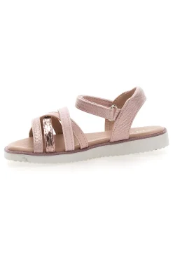 Sandali rosa metallizzato con fascette intrecciate Pitt Kids Pitt Kids 39G2546S