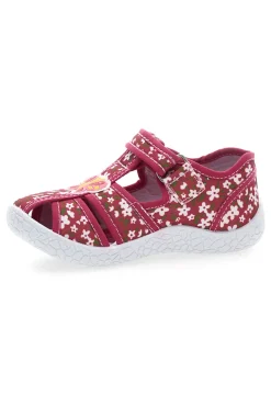 Sandali Rosa Morbidi con Farfalla e Velcro PITT KIDS PK3904A