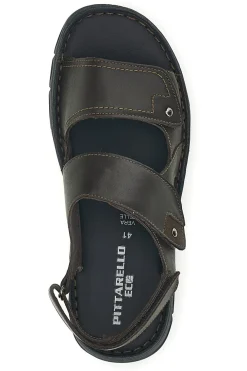 Sandali taupe con strappi regolabili Pittarello eco 2617163