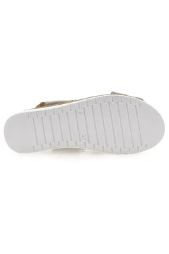 Sandali Taupe Sling-back Con Elastici Pittarello 90046