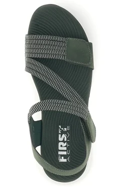 Sandali Verde con fasce elastiche First active 2