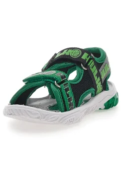Sandali Verdi Con Luci e Strappi regolabili Avengers Hulk R1010234