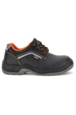 Scarpa Antinfortunistica Bassa Nera con Dettagli Arancio Technosafe TSS2002S1P