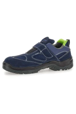 Scarpe antinfortunistiche blu S1P SR in pelle Blu energy BS120