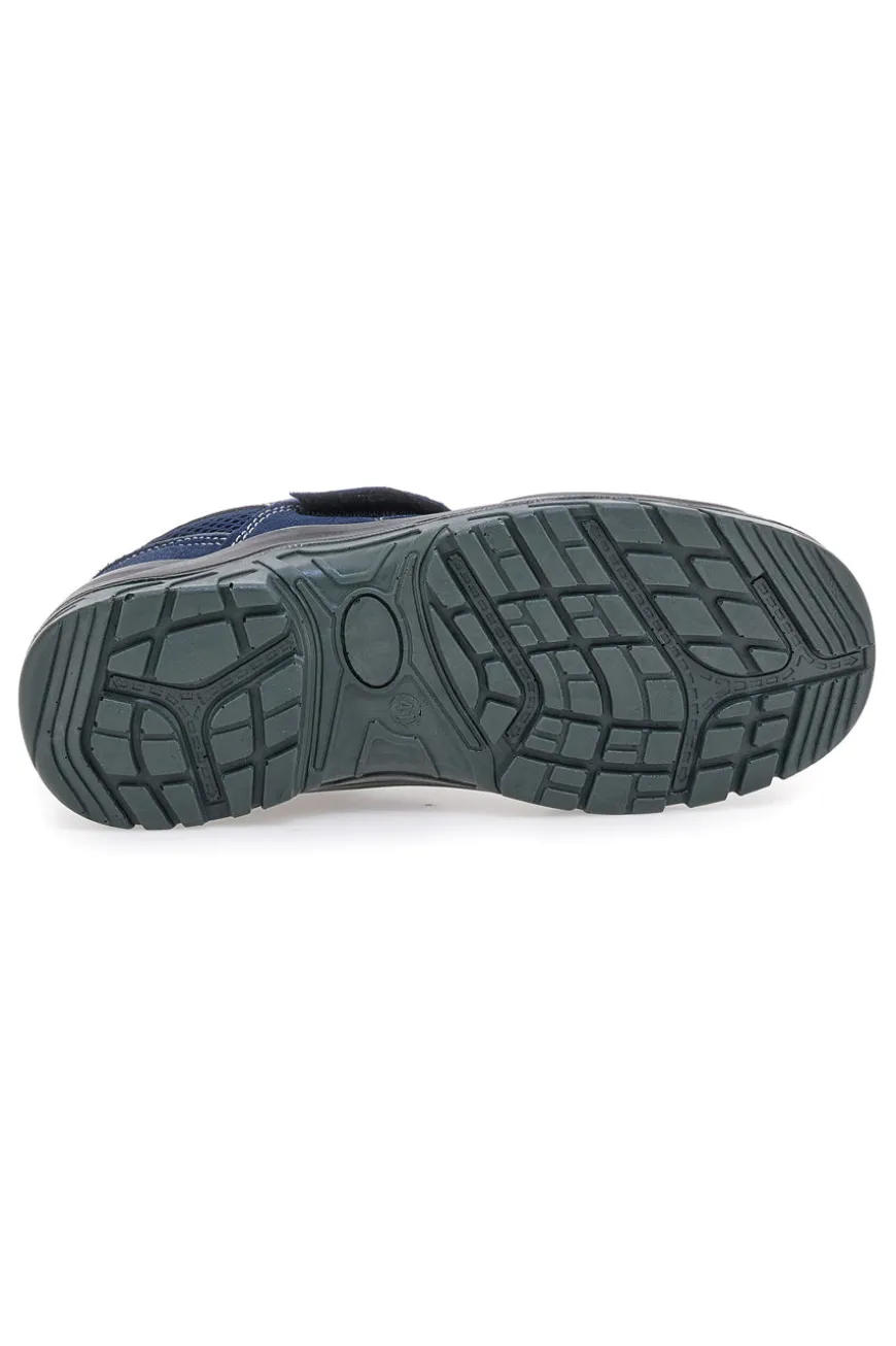 Scarpe antinfortunistiche blu S1P SR in pelle Blu energy BS120