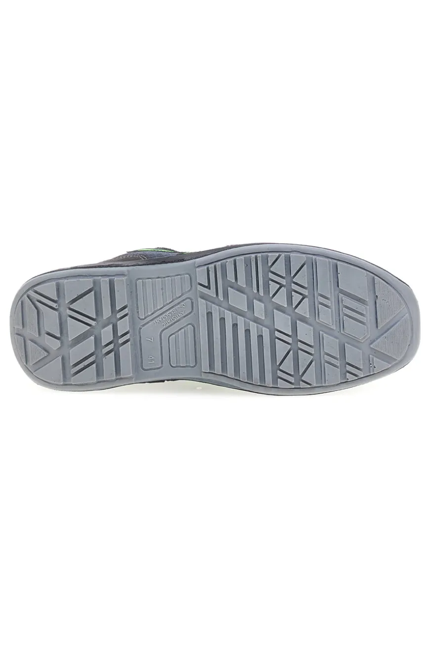Scarpe antinfortunistiche da uomo grigio verdi basse in nylon U. Power Point S ESD S1PS FO SR