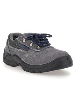Scarpe antinfortunistiche grigie in pelle Blu Star 60 S1P SR