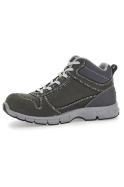Scarpe antinfortunistiche grigie in pelle Diadora Run Mid S3S FO SR ESD