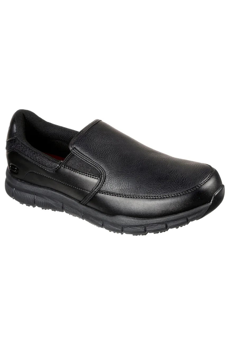 Scarpe Antinfortunistiche Nere SKECHERS Work Relaxed Fit: Nampa - Groton OB FO SRC