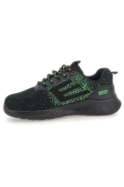 Scarpe antinfortunistiche nero e verde Blu star 170 S3S SR