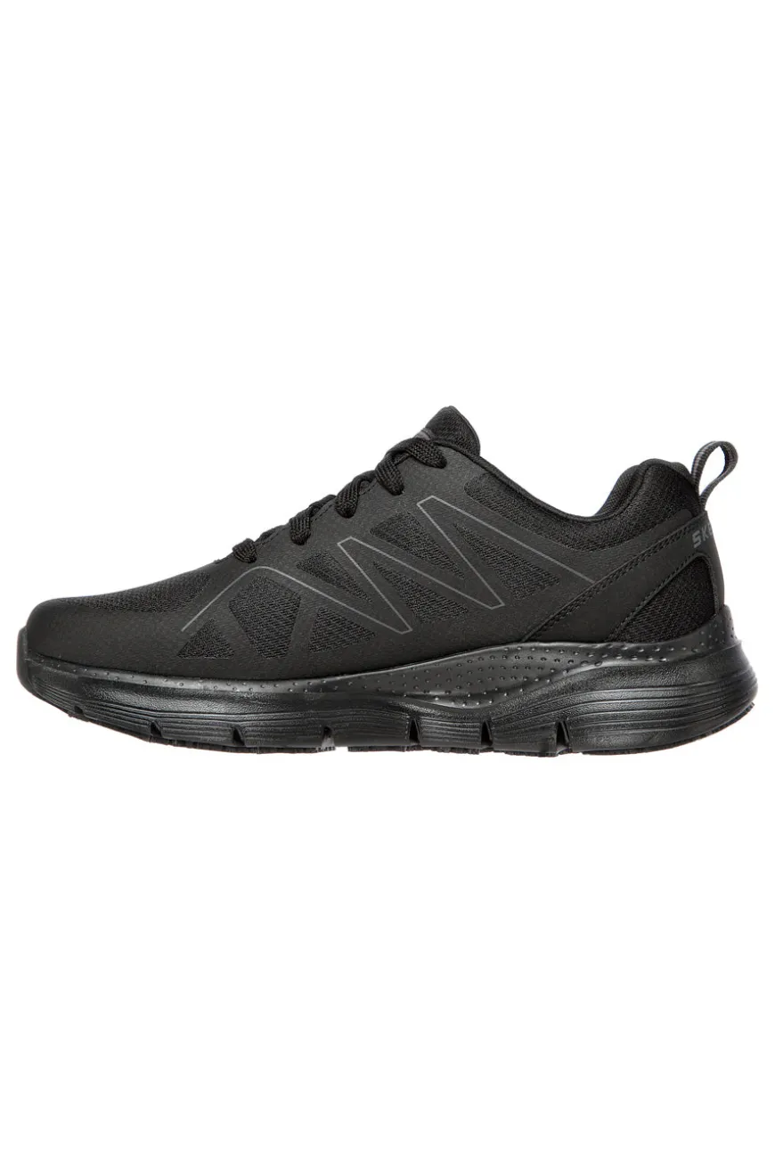 Scarpe Antinfortunistiche Nere SKECHERS Work: Arch Fit® SR - Axtell OB A FO SRC ESD