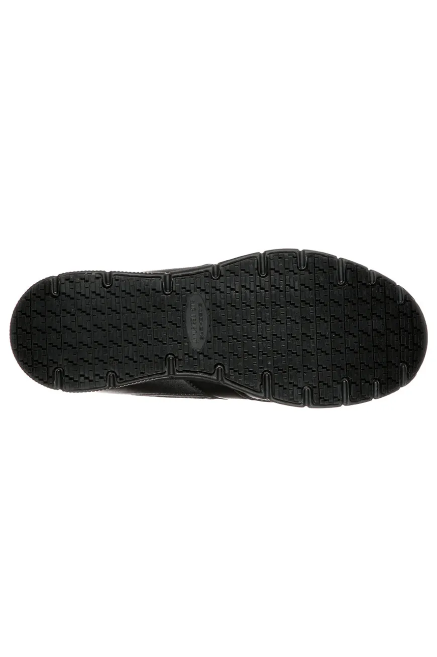 Scarpe Antinfortunistiche Nere SKECHERS Work Relaxed Fit - Nampa OB SRC FO