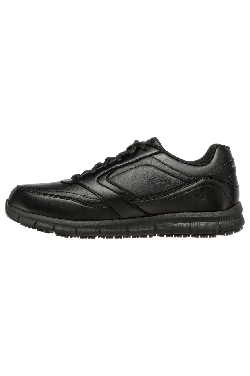 Scarpe Antinfortunistiche Nere SKECHERS Work Relaxed Fit - Nampa OB SRC FO