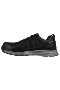 Scarpe Antinfortunistiche Nere Skechers Work: Malad II Comp Toe S1 P SRA ESD