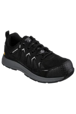 Scarpe Antinfortunistiche Nere Skechers Work: Malad II Comp Toe S1 P SRA ESD