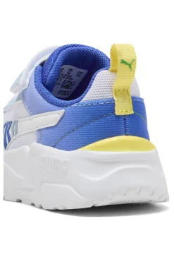 Scarpe azzurro con chiusura a strappo e lacci elastici Puma Trinity 2 LT Come On AC+ Inf