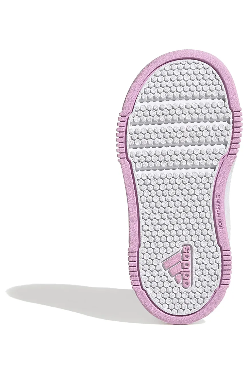 Scarpe bianche con dettagli pastello e chiusura a strappo Adidas Tensaur Sport 2 CF I