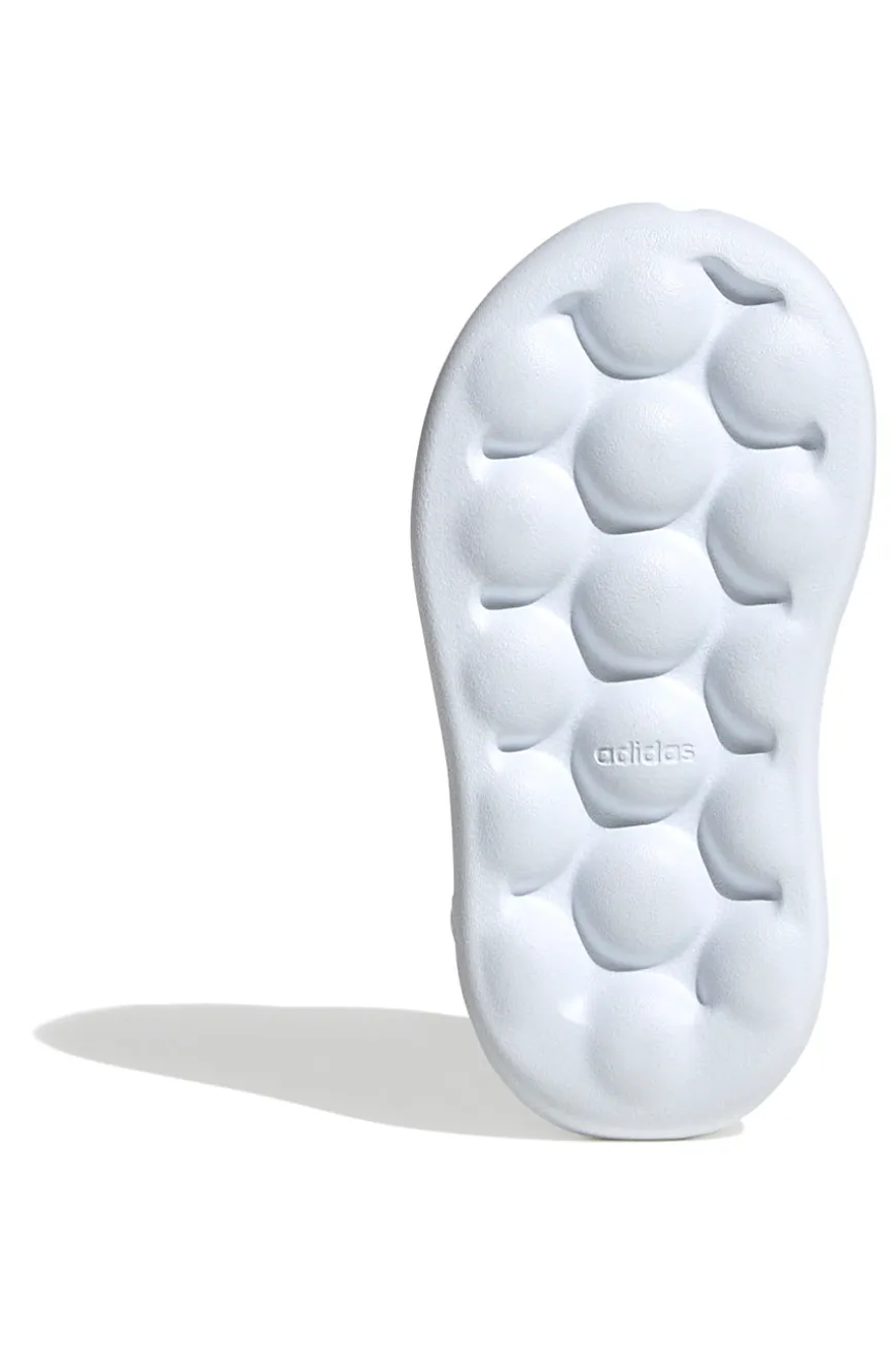 Scarpe bianche con strisce argento e suola Bubble memory Adidas Grand Court 2 CF I