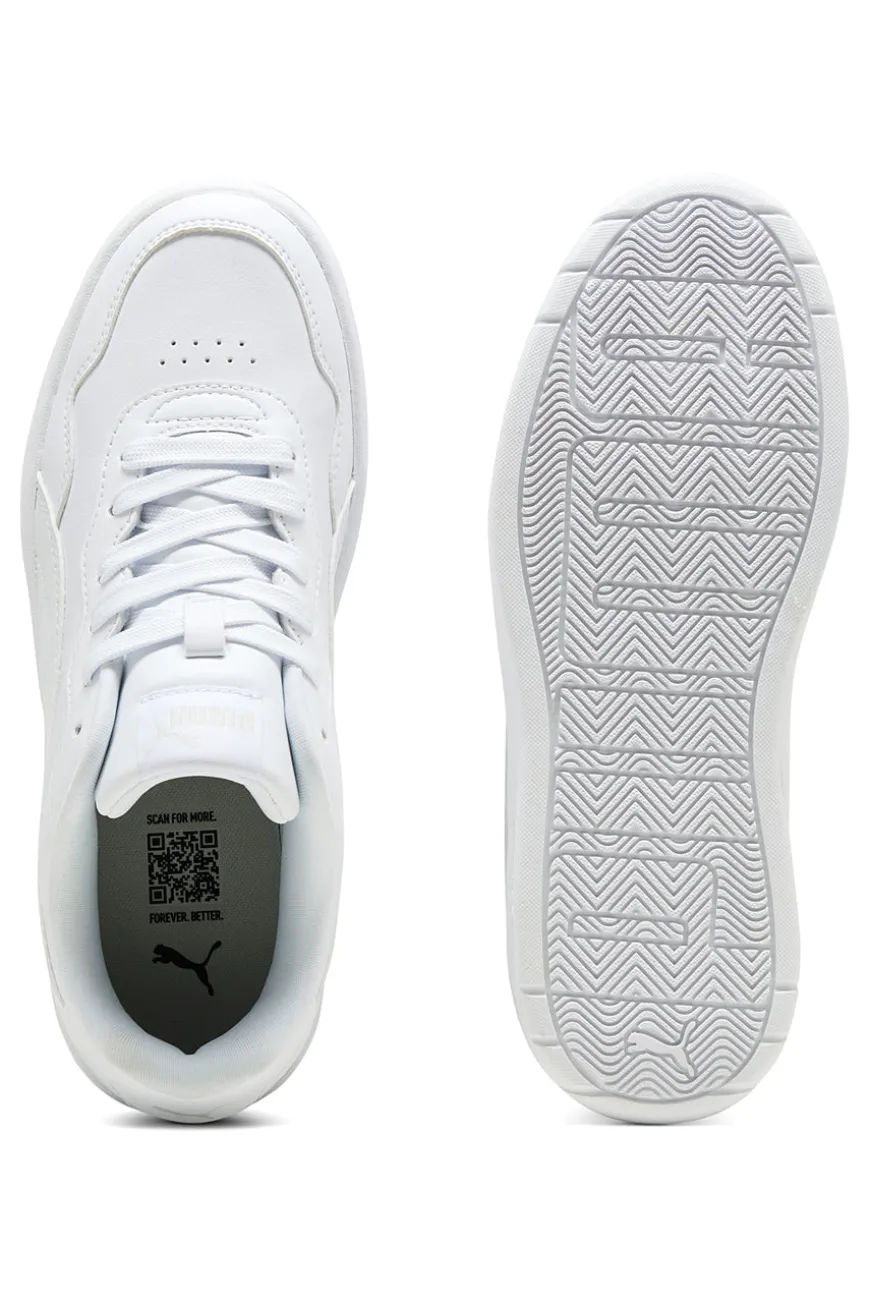 Scarpe bianche con suola platform Puma Court Lally Skye