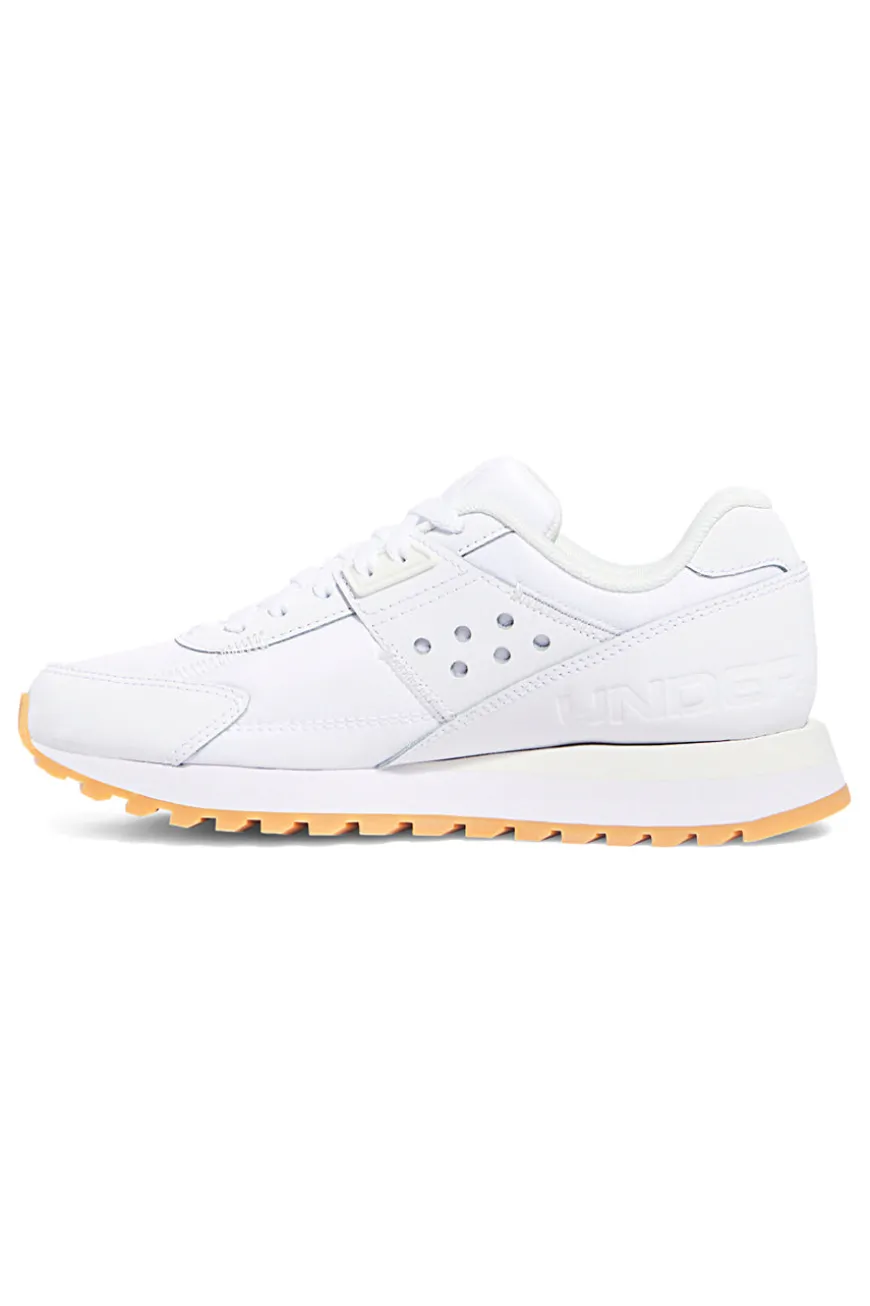 Scarpe bianche in nylon con inserti Under Armour Essential Runner