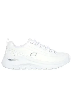 Scarpe bianche in pelle con supporto plantare Arch Fit Skechers ARCH FIT 2.0 STAR BOUND