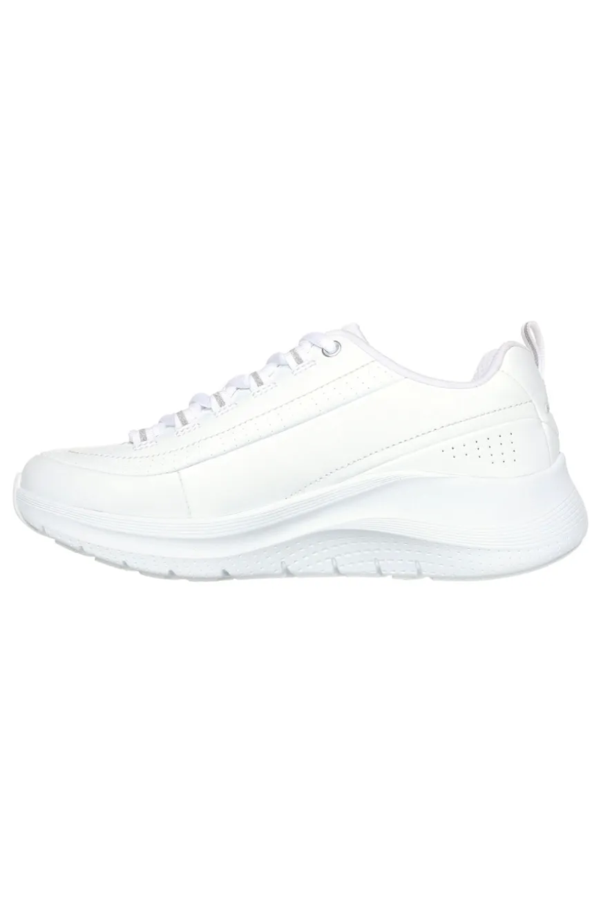 Scarpe bianche in pelle con supporto plantare Arch Fit Skechers ARCH FIT 2.0 STAR BOUND
