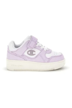 Scarpe bianche lilla con chiusura a strappo Champion RD18 Bubble G TD