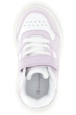 Scarpe bianche lilla con chiusura a strappo Champion RD18 Bubble G TD