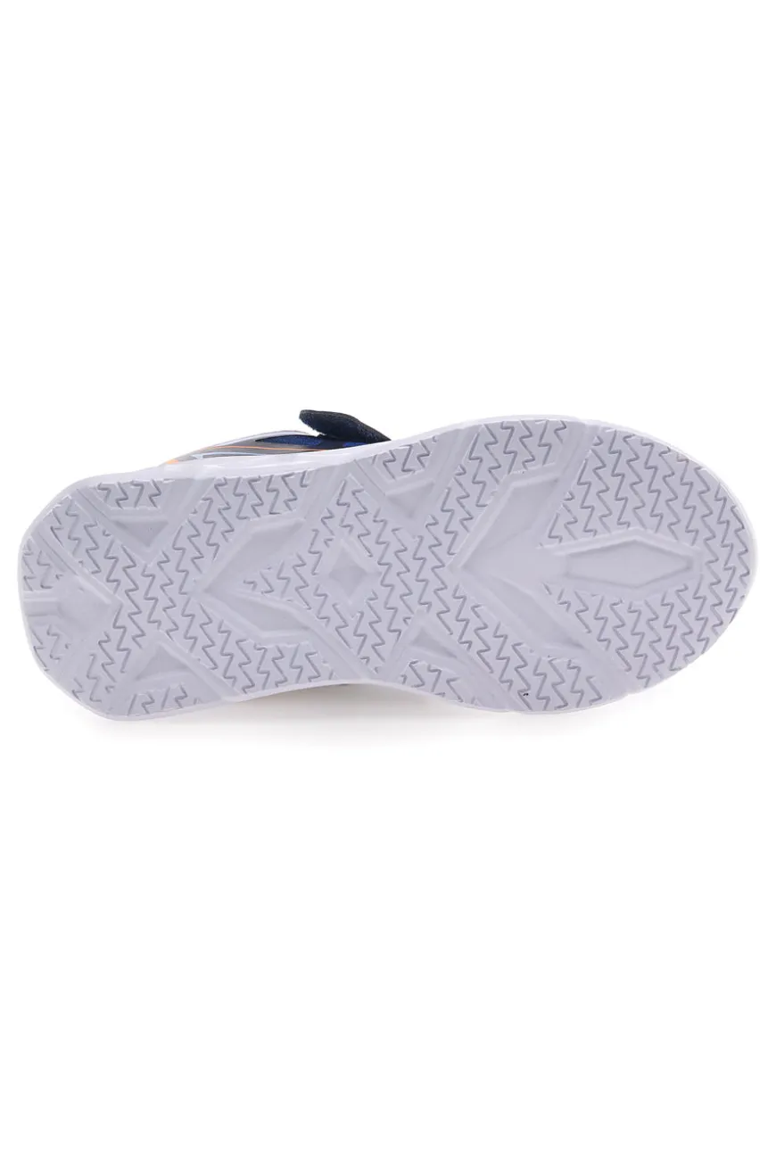 Scarpe blu con luci e strappo Pitt kids 11562