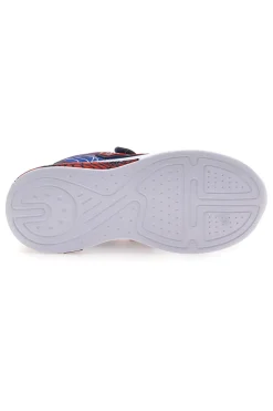 Scarpe blu e rosse con luci e strappo Pitt kids 11570