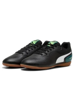 Scarpe calcetto nere con suola indoor Puma Truco III Jr