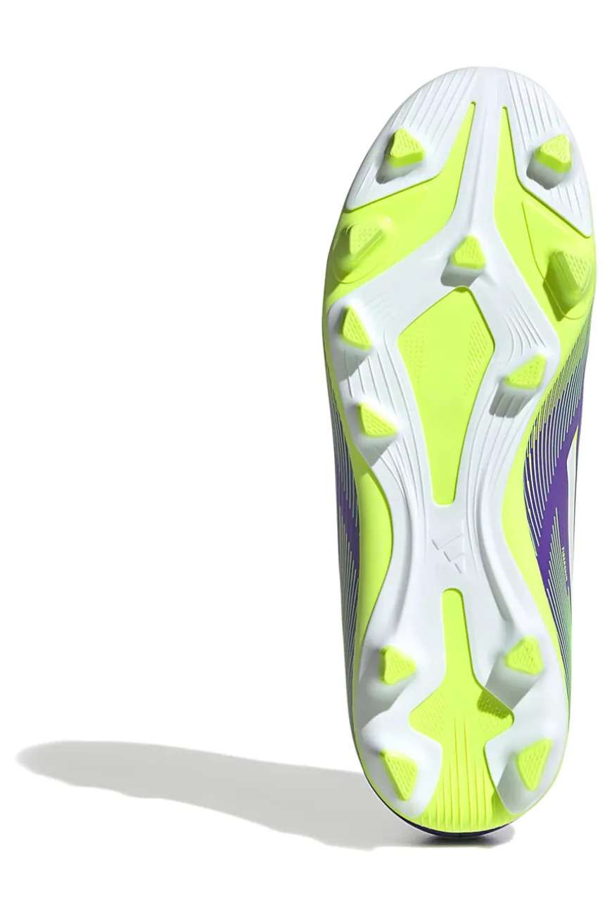 Scarpe calcio viola FG/MG con tomaia leggera Adidas F50 CLUB FG/MG J