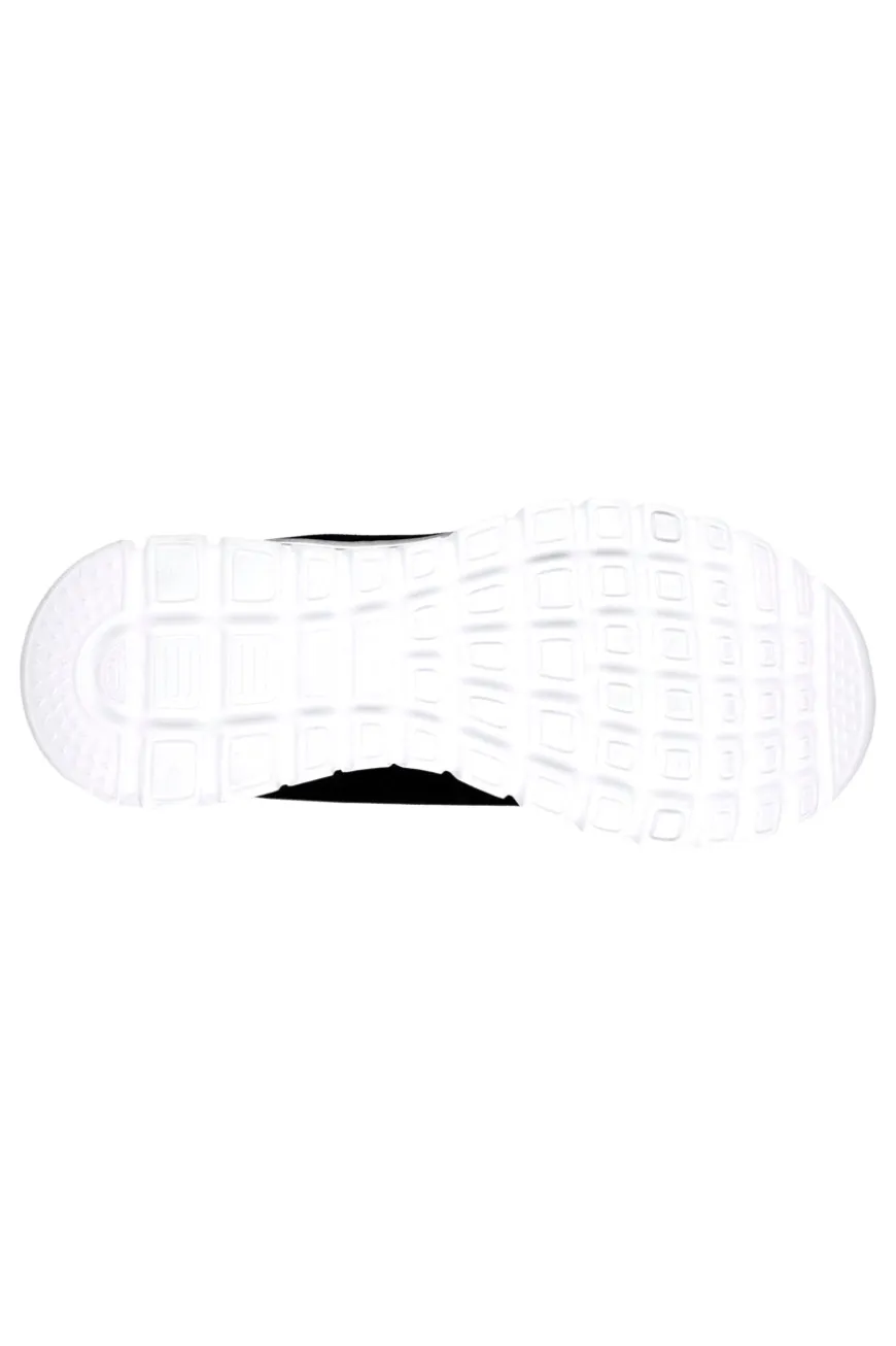 Scarpe da Allenamento Nere e Bianche con Tomaia in Skech Knit Mesh SKECHERS Graceful - Get Connected