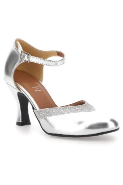Scarpe da Ballo Argento Con Cinturino Mon Dieu Musique 11