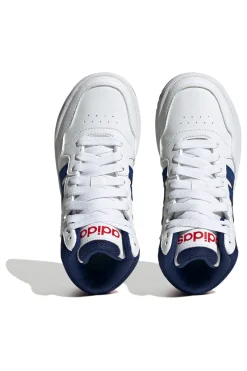 Scarpe da Basket Adidas Hoops Mid 3 K Bianche e Blu