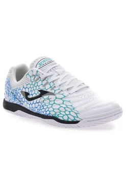 Scarpe da Calcetto FutSal Bianche e Azzurre JOMA MAXIMA 2532 Indoor