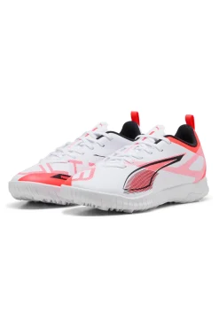 Scarpe da Calcetto Indoor Bianche e Rosse PUMA ULTRA 5 PLAY TT Jr