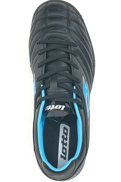 Scarpe da Calcetto Nere e Blu per campi sintetici LOTTO STAFIO 705 TF JR