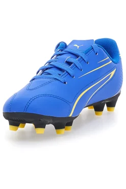 Scarpe da Calcio Blu e Gialle Puma Vitoria Fg/Ag Jr