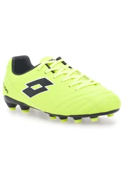 Scarpe da calcio giallo fluo FG LOTTO STADIO 705 JR