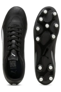 Scarpe da calcio nere con logo bianco Puma Vitoria II FG/AG