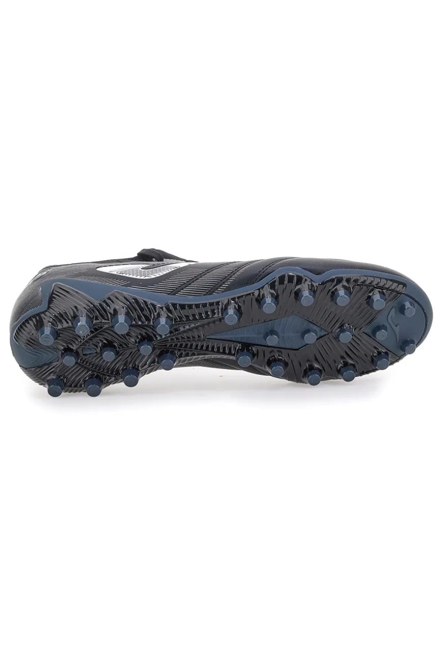 Scarpe da calcio nere con suola Artificial grass Joma Powerful 2501AG